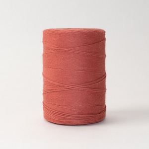 Terracotta Cotton Warp Thread for Weaving