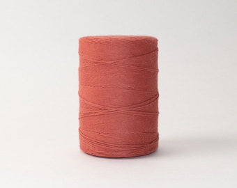 Terracotta Cotton Warp Thread for Weaving