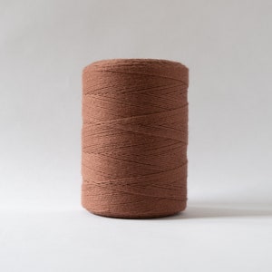 Cinnamon Cotton Warp Thread for Weaving
