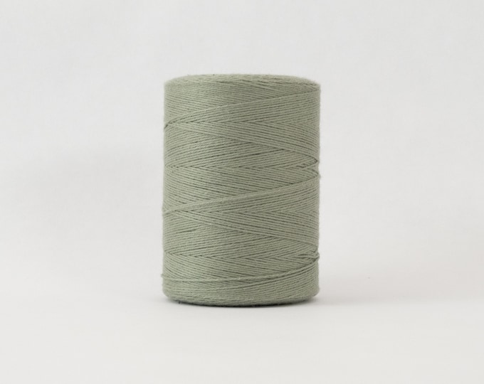 Sage Cotton Warp Thread for Weaving