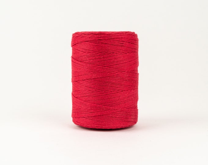Red Cotton Warp Thread for Weaving