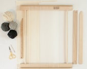 Beginners Frame Loom Weaving Kit / Everything you need to make your own woven wall hanging