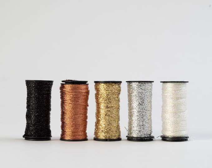 Metallic 1/4" Ribbon | Copper, Gold, Silver, Black, White
