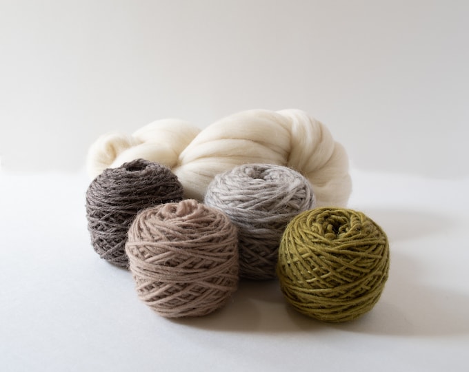 Weaving Yarn Pack - Fresh Moss & Tree Bark