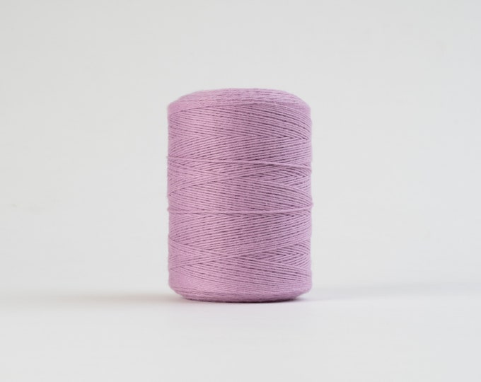 Lilac Cotton Warp Thread for Weaving
