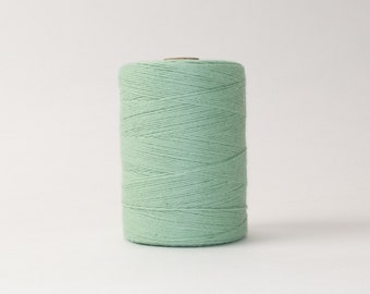 Arctic Moss Cotton Warp Thread for Weaving