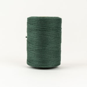 Loden Green Cotton Warp Thread for Weaving