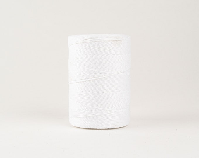 White Cotton Warp Thread for Weaving