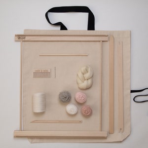 20&quot; Frame Loom Weaving Kit Blush