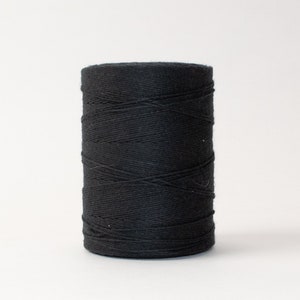 Black Cotton Warp Thread for Weaving Black