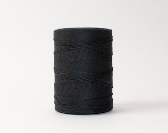 Black Cotton Warp Thread for Weaving Black