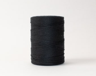 Black Cotton Warp Thread for Weaving Black