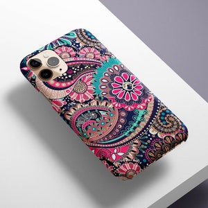 Paisley Pattern Case for iPhone, Samsung & Pixel, iPhone 16, 15 Pro Max, 14 Plus, 13 Mini, Samsung S25 Plus, S24 Ultra, S24 FE, Pixel 9, 8