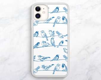 Birds Case for iPhone 13, 13 Mini, 12 Pro, 12 Pro Max, SE, XR, Case for Samsung S22, S22 Plus, S21 Ultra, S20, S20 Plus