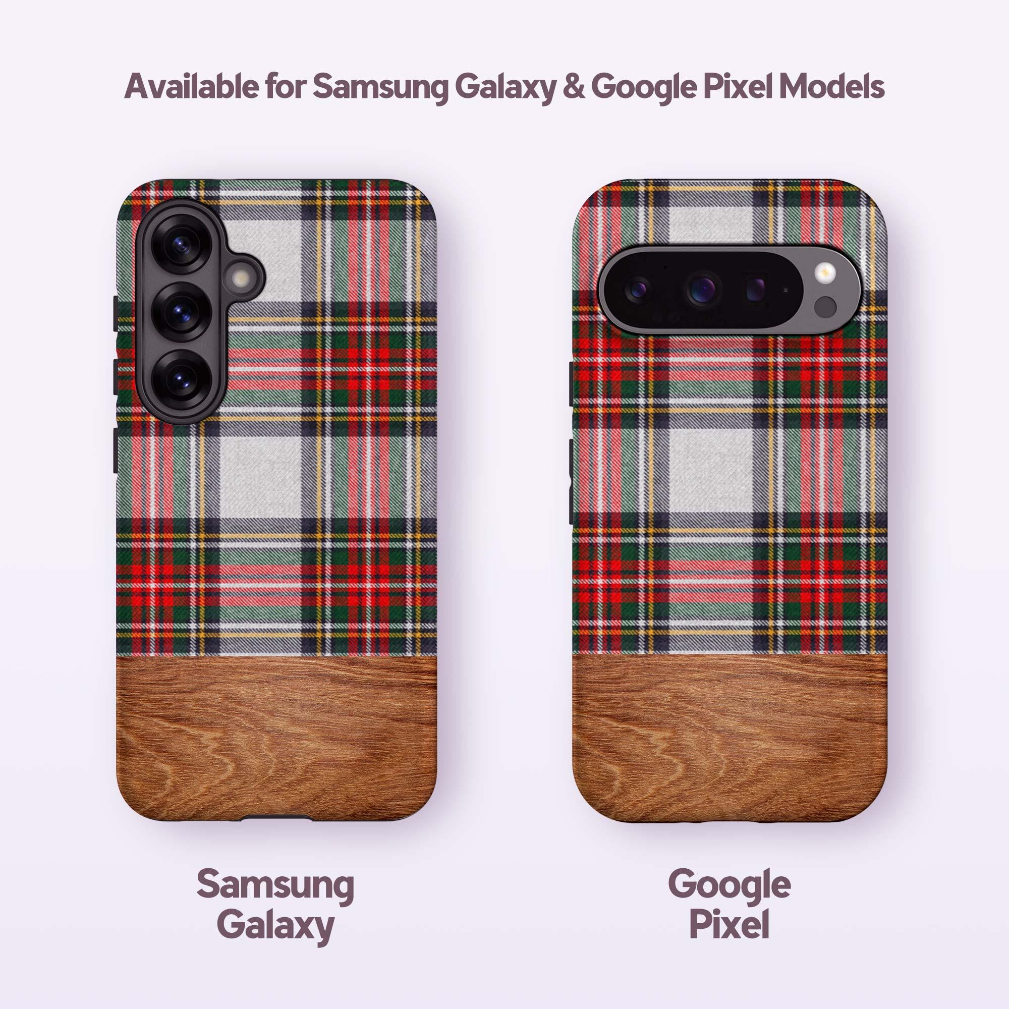 Tartan Plaid Phone Case for iPhone 17, 16 Pro Max, 16e, 15 Plus