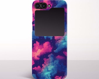 Cosmic Clouds Phone Case for Samsung Galaxy Z Flip 7, 6/7 FE, 5, 4, 3 Models