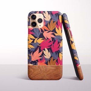 Fall Leaves Phone Case For Apple iPhone 15, iPhone 14 Pro Max, iPhone 14 Plus, iPhone 13, iPhone 12 Mini, iPhone 11, iPhone SE, XR