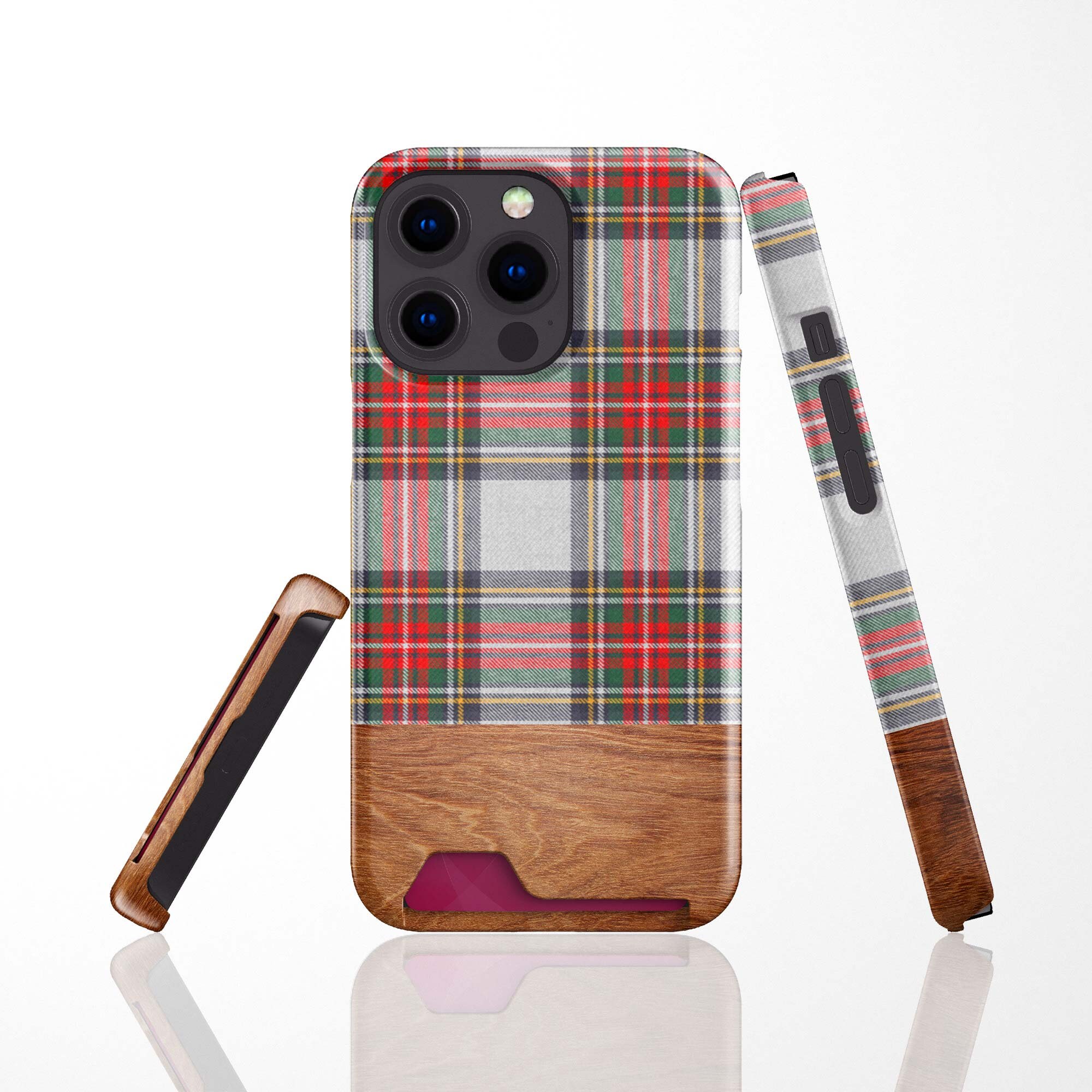 Plaid Printed Phone Case For Iphone14/14plus/14pro/14pro  Max,iphone13/13mini/13pro/13pro Max,iphone12/12mini/12pro/12pro  Max,iphone11/11pro/11pro Max,iphonex/xr/xs/xs Max,iphone 8/8plus/7/7plus, iphone Se Gift For Birthday/easter - Tem