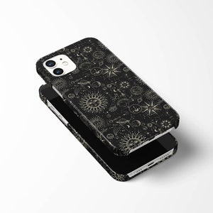 Celestial Case for iPhone 15, 14 Pro, 13 Pro, 12, 11, Phone Case for Samsung S23, S22, S21, Cell Phone Case for Pixel 7, 6, 5