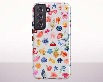 Cute Collage Phone Case | For Galaxy S24, Galaxy S23 Ultra, Galaxy S23, Galaxy S22, Galaxy S21, S20, S10