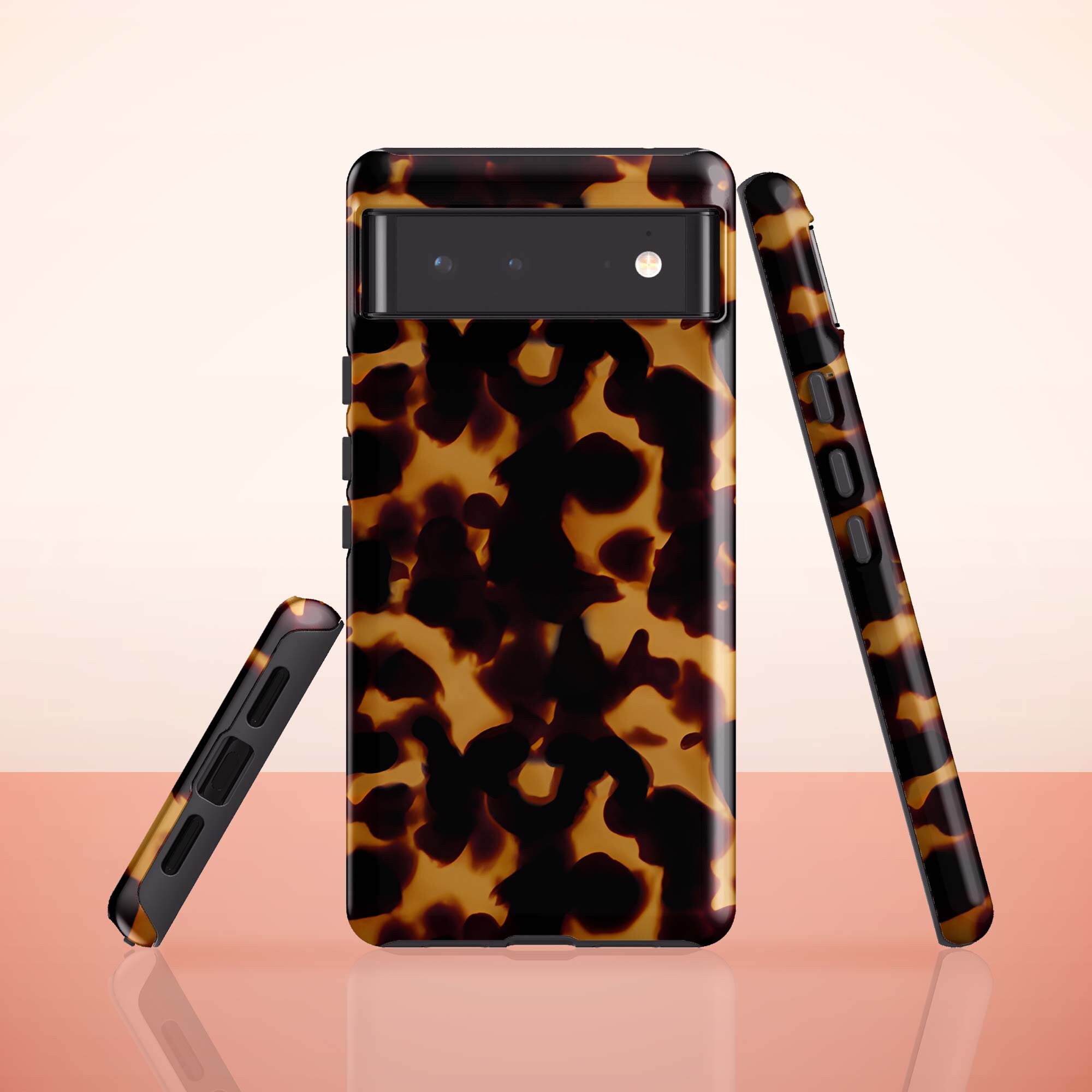 Tortoise Shell Phone Case for Google Pixel 7, Pixel 6 Pro, Pixel 6, Pixel 5, Pixel 4a, Pixel 4, Pixel 4 xl, Pixel 3a, Pixel 3