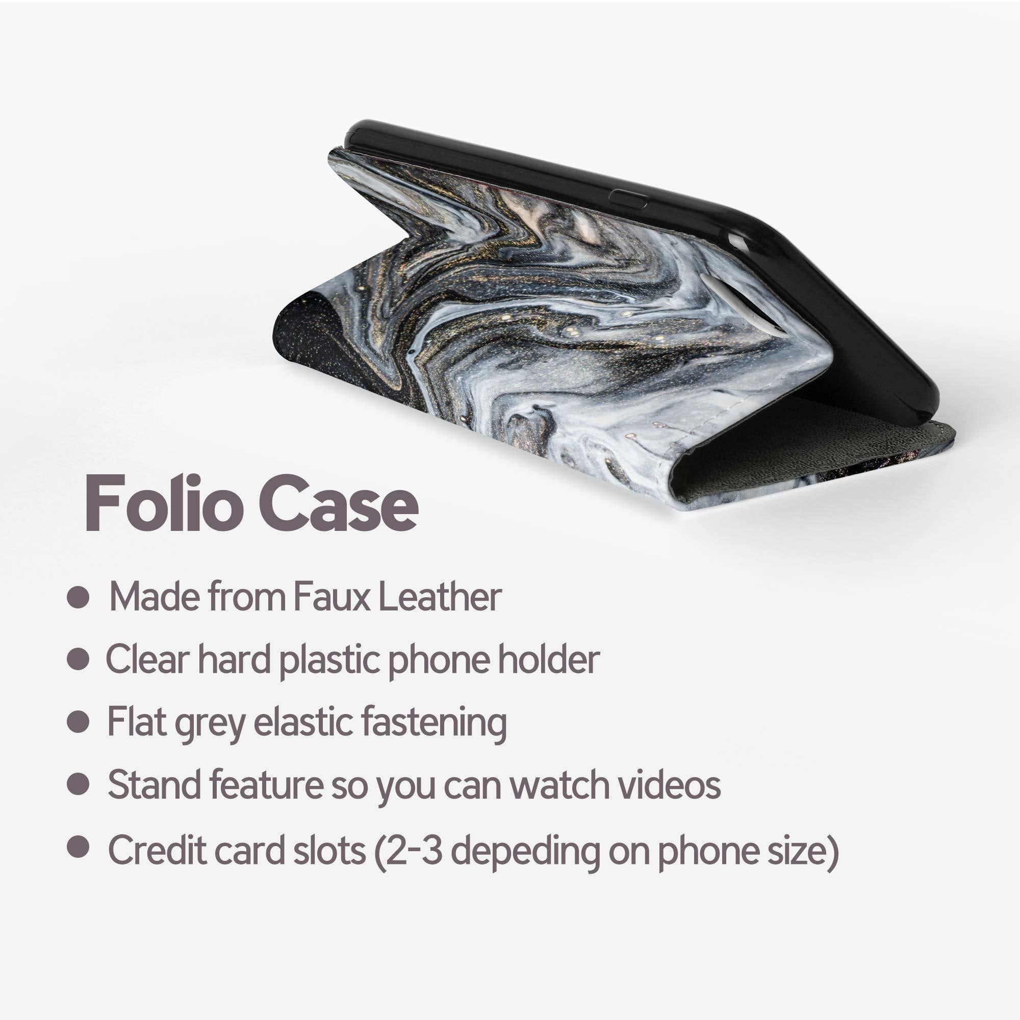 CUSTODIA SOTTILE VERTICALE flip cover in pelle PU per iPhone 17/16e/15/14/13/... EUR 9,20 - IT