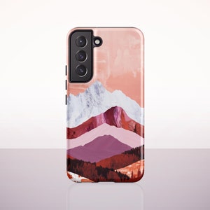 Coral Horizons Phone Case for Samsung Galaxy S24, Galaxy S23 Ultra, S21 FE, S20 Plus, S10, S10 Plus, S9, S9 Plus, Galaxy S22