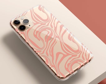 Liquid Marble Protective Clear Case for iPhone, Samsung, Pixel- iPhone 14, 13 Pro, 12, 11, SE, XR, Samsung S22, S21, S10, Pixel 5, 4 3 XL
