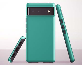 Turquoise Phone Case for Google Pixel 11 Pro XL, 10a, 9a, 8 Pro, 8a, 7a, 6 Pro - Samsung & iPhone Models