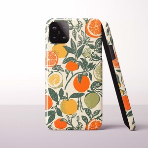 Citrus Pattern Tough Phone Case for Xiaomi 15 Pro, 14 Ultra, 14T, 13 Lite | Xiaomi Redmi Note 13 Pro+, 12 Pro, 11 Pro | Oneplus 13, 12, 11