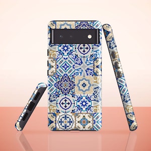 Moroccan Tile Phone Case for Google Pixel 7, Pixel 6 Pro, Pixel 6, Pixel 5, Pixel 4a, Pixel 4, Pixel 4 xl, Pixel 3a, Pixel 3