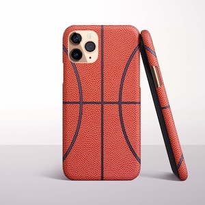 Basketball Phone Case for iPhone 17, 16 Pro Max, 16e, 15 Plus, 14 Pro, 13 Mini, 12, 11 - MagSafe, Samsung & Pixel Models
