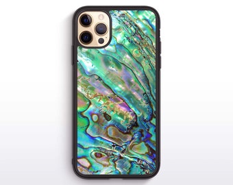 Abalone Print Case for iPhone 13, 13 Mini, 12 Pro, 12 Pro Max, SE, XR, Case for Samsung S22, S22 Plus, S21 Ultra, S20, S20 Plus