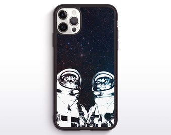 Cat Astronaut Case for iPhone 13, 13 Mini, 12 Pro, 12 Pro Max, SE, XR, Case for Samsung S22, S22 Plus, S21 Ultra, S20, S20 Plus