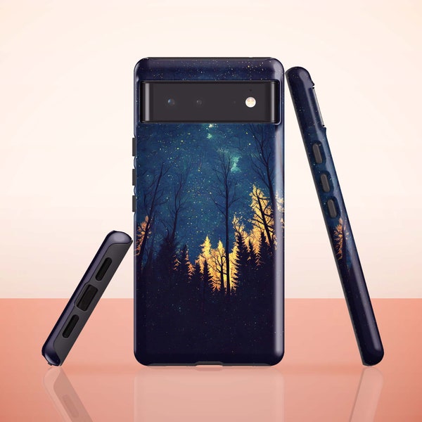 Night Forest Phone Case for Google Pixel 7, Pixel 6 Pro, Pixel 6, Pixel 5, Pixel 4a, Pixel 4, Pixel 4 xl, Pixel 3a, Pixel 3