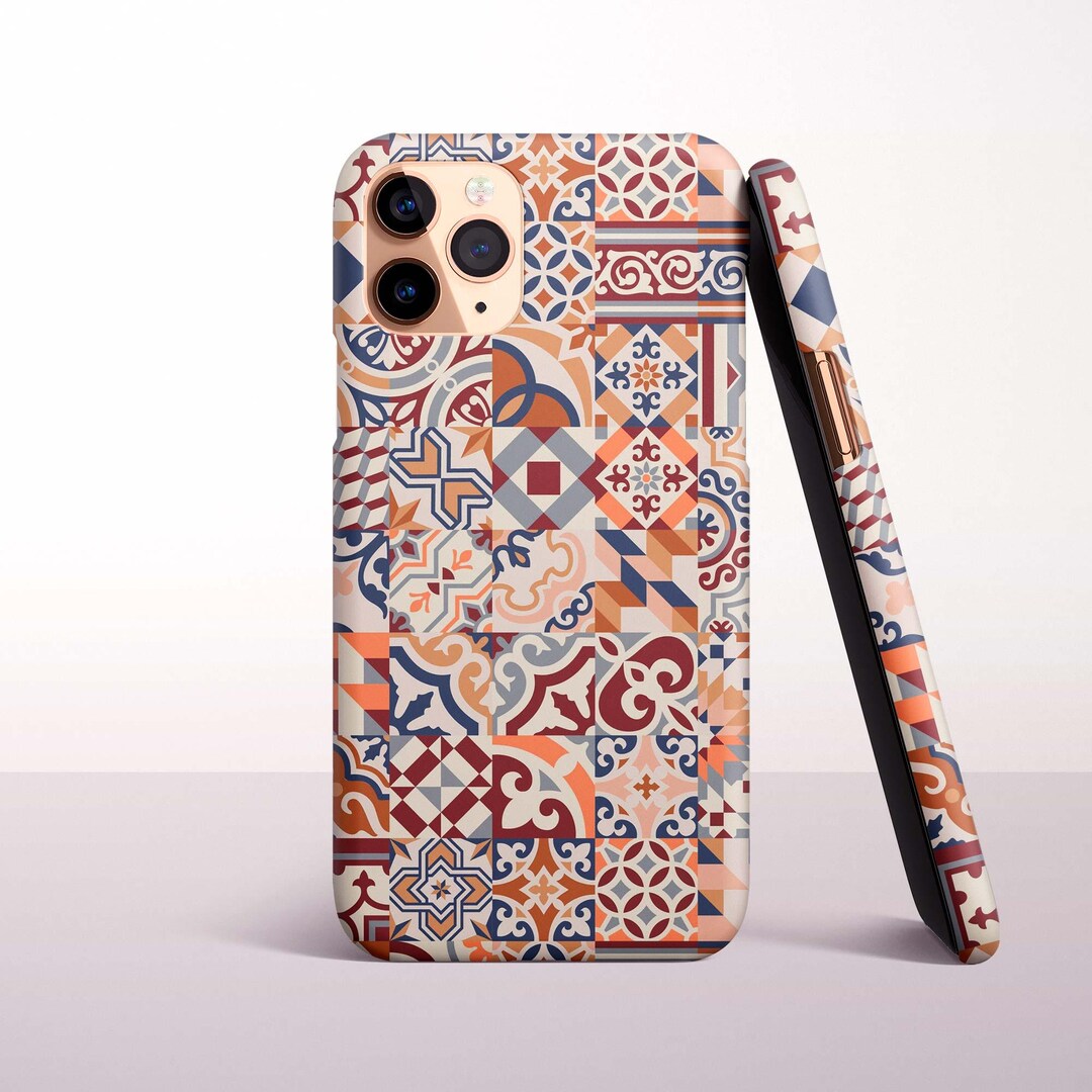 Tile Phone Case Terracotta Mediterranean Tile Phone Case for iPhone 17, 16 Pro Max, 16e ...