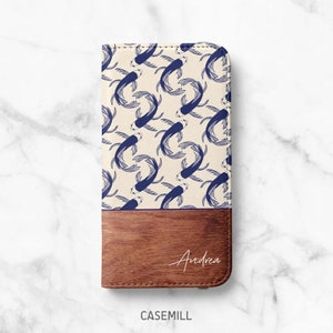Funda tipo billetera personalizada para Samsung Galaxy S21, S21 Plus, S21 Ultra, S20, S10, funda tipo libro personalizada para iPhone 13, 13 Pro, 12 Pro, 11, SE