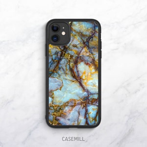 Turquoise Marble Print  Case for iPhone 13, 13 Mini, 12 Pro, 12 Pro Max, SE, XR, Case for Samsung S22, S22 Plus, S21 Ultra, S20, S20 Plus