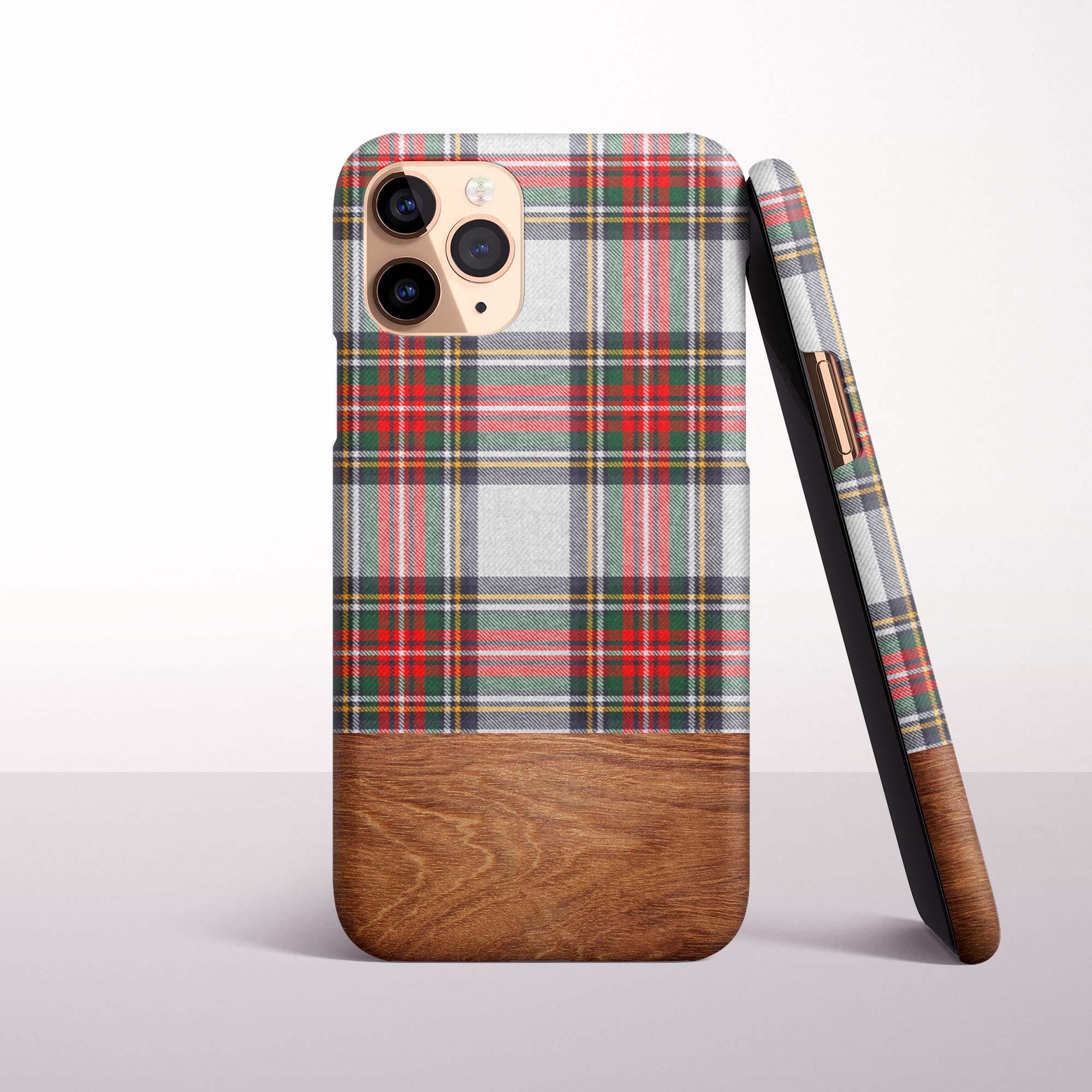 Tartan Plaid Phone Case for iPhone 17, 16 Pro Max, 16e, 15 Plus