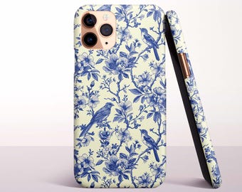 Toile Vintage Pattern Phone Case for iPhone 18 Pro, 17, 16 Pro Max, 16e, 15 Plus, 14, 13 Mini, 12 - MagSafe, Samsung & Pixel Models