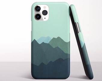 Green Mountain Phone Case for iPhone 18 Pro, 17, 16 Pro Max, 16e, 15 Plus, 14, 13 Mini, 12 - MagSafe, Samsung & Pixel Models