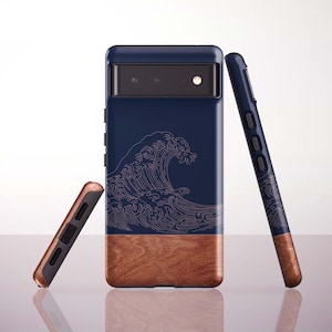 Japanese Wave Phone Case for Google Pixel 10 Pro XL, 9a, 8 Pro, 8a, 7a, 6 Pro - Samsung & iPhone Models