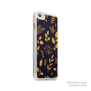 Gold Floral Case for iPhone 13, 13 Mini, 12 Pro, 12 Pro Max, SE, XR, Case for Samsung S22, S22 Plus, S21 Ultra, S20, S20 Plus image 4