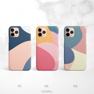 Abstract Pastel  Case For iPhone 15, 14 Pro, 13 Pro, 12, 11, Phone Case for Samsung S23, S22, S21, Cell Phone Case for Pixel 7, 6, 5
