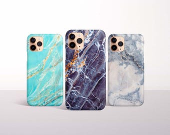 Handyhülle mit Marmormuster für iPhone 18 Pro, 17, 16 Pro Max, 16e, 15 Plus, 14, 13 Mini, 12 – MagSafe, Samsung & Pixel Modelle