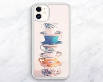 Stacked Teacup iPhone XR Case iPhone 11 Case iPhone 8 Plus Case iPhone 11 Pro Case iPhone 8 Case iPhone 7 Case iPhone SE Case