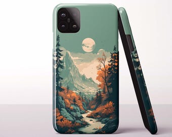Vintage Landscape Tough Phone Case for Xiaomi 15 Pro, 14 Ultra, 14T, 13 Lite | Xiaomi Redmi Note 13 Pro+, 12, 11 Pro | Oneplus 13, 12, 11