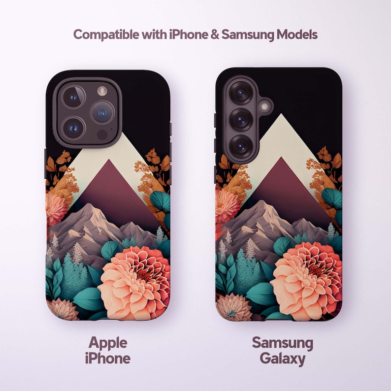 Floral Mountain Phone Case for Google Pixel 10 Pro XL, 9a, 8 Pro, 8a ...