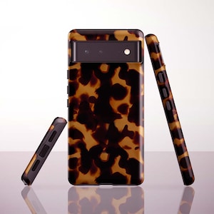 Tortoise Shell Phone Case for Google Pixel 10 Pro XL, 9a, 8 Pro, 8a, 7a, 6 Pro - Samsung & iPhone Models