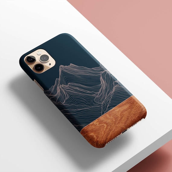 Mountain Line Phone Case for iPhone 18 Pro, 17, 16 Pro Max, 16e, 15 Plus, 14, 13 Mini, 12 - MagSafe, Samsung & Pixel Models